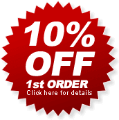 10% off your first order